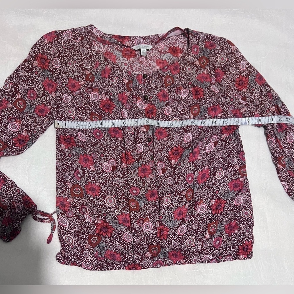 Lucky brand patterned blouse​​​ - Picture 6 of 7